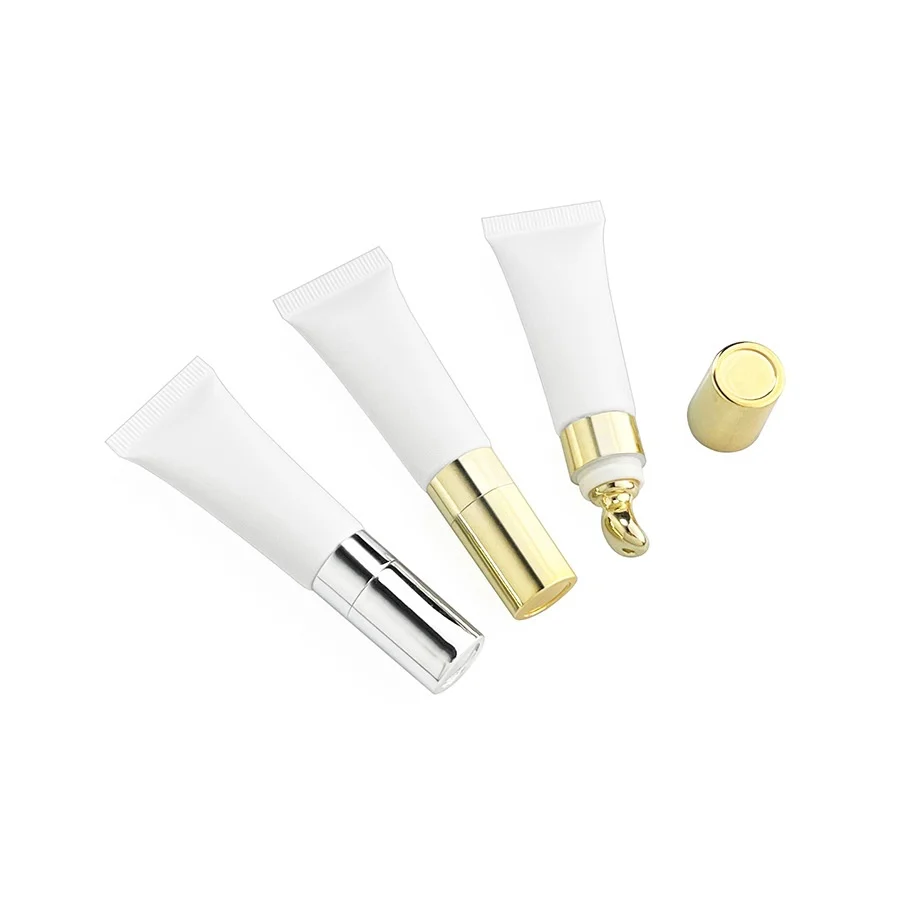 Makeup Skin Care Squeeze Tubes with Massage Head For Cosmetics Lipstick Blush Foundation Concealer 10ml 15ml 20ml Custom Logo