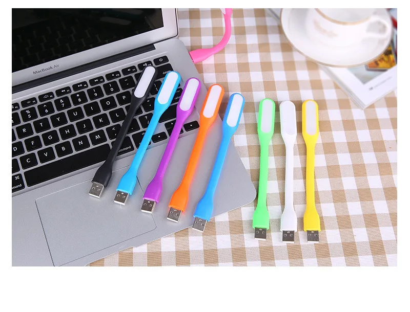 Factory Hot sale USB Book Light LED Flexible Night Light Eye Care Reading Lights with USB