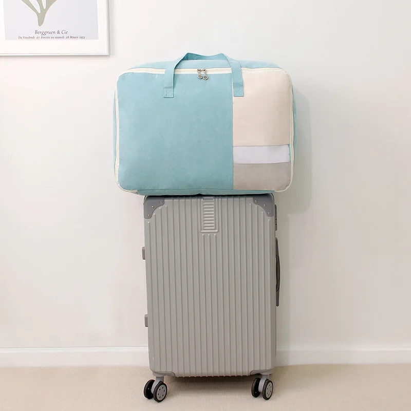 Wholesale Quilt Bag Suede Travel Moving Luggage Packaging Clothes Dust-proof Moisture-proof Bag