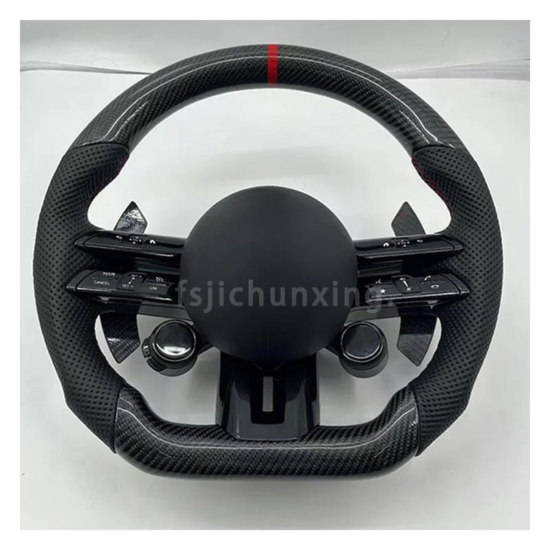 Carbon Fiber Steering Wheel For Mercedes Benz W205 W204 A45 CLE GLC W166 GLE CLA W124
