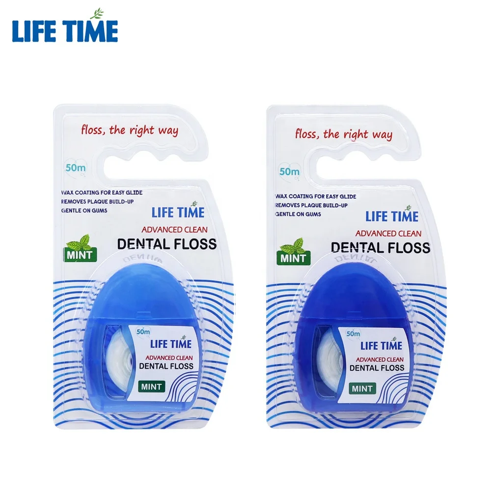25M 30M 50m high quality oral care products factory of dental floss with window manufacturing China supply Flosser