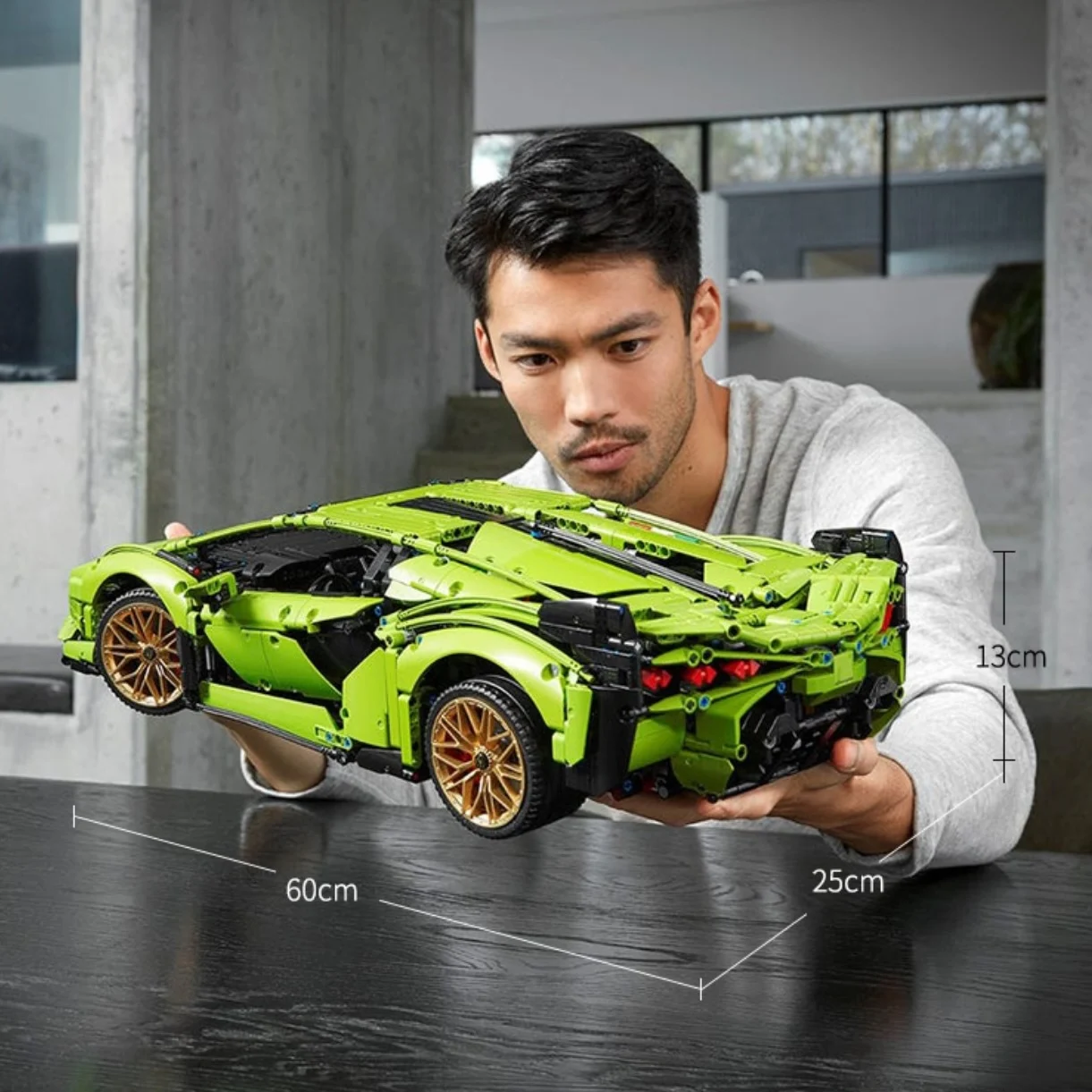Model Lamborghinis Technical Sian FKP37 Race Assembly Bricks Kids Christmas Gifts Building Blocks Building Roadster Toys Car