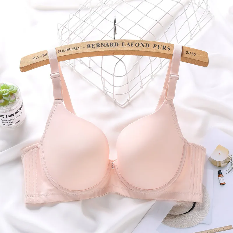 SFYW35 plus Size Bra Thin Seamless smooth Adjustable Straps for Fat Women Bra Lingerie Sexy Push-up Bra
