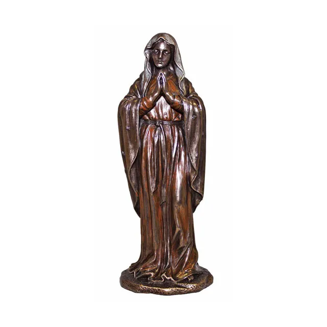 OEM Resin Virgin Mary Statue Antique Virgin Mary Religious Figurine Catholic Religious Items