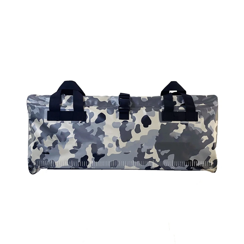 wholesale cheap camo tpu pva eva cooler bag insulated catch fish cooler bag kill bag with plug drain