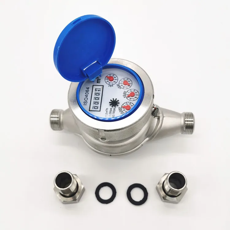 1/2 дюймовый 360 turing крышка из нержавеющей стали 304 счетчик воды