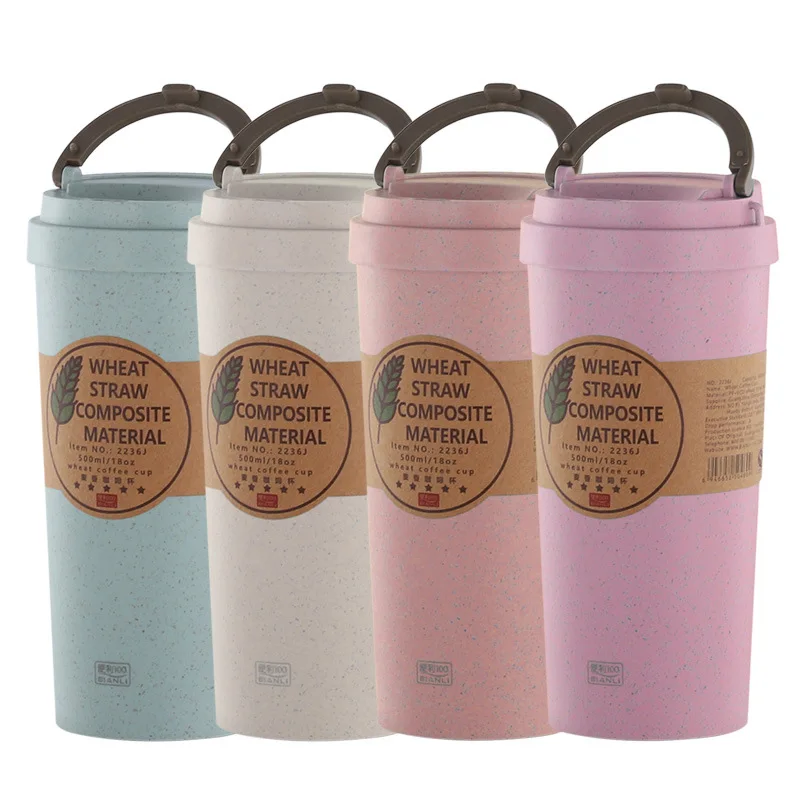 Biodegradable BPA-Free Sustainable Eco&Environmentally Friendly Organic Cup to Go 500ml