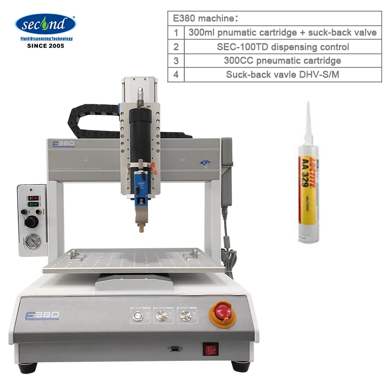 Manual glue dispenser with high precise dispensing air pressure controller