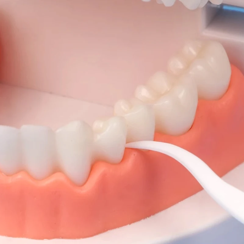 Dental floss Hot Sale 30PCS ultra-fine high tension fine sliding floss stick disposable polymer floss toothpick portable  ODM