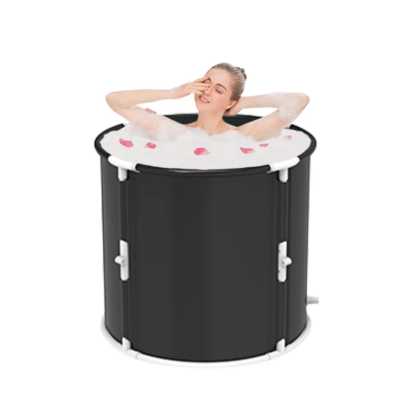 Factory Back Pricing Hot sale portable baby bathtub soaking foldable cold plunge barrel for adults freestanding bath tub