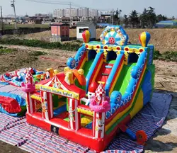 Jumping Castle for Kids Play House Commerical Castle Playground Inflatable Blow UP Bounce House with Custom Banner