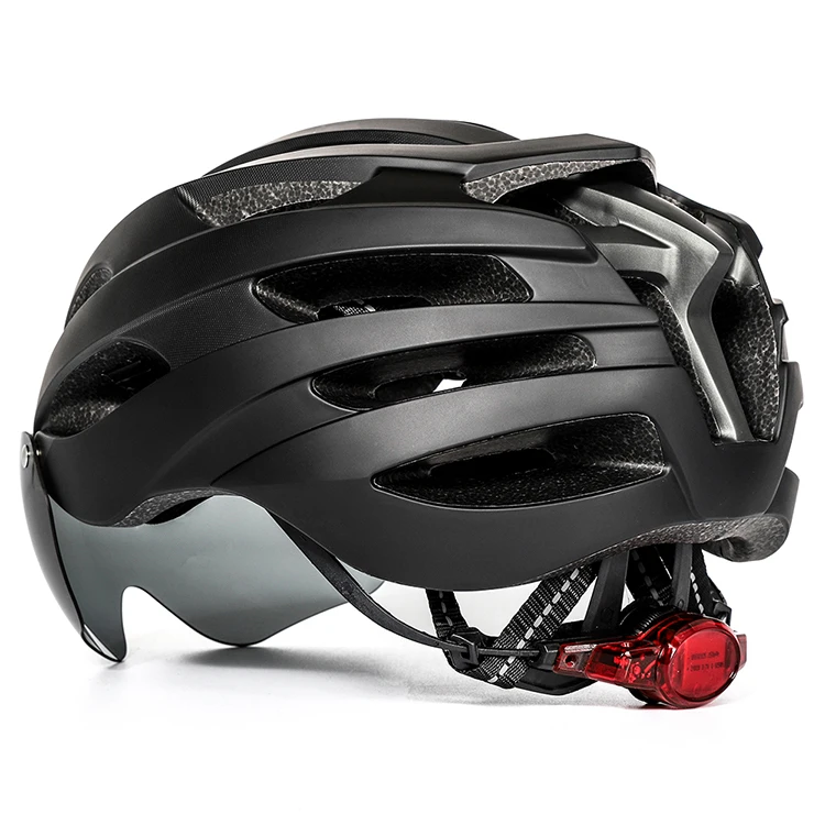 HONORTOUR Bicycle Bike Cycling Helmets Women Men Skateboard Sports Safe Helmet Rear Light Lamp Skate Bike Helmet