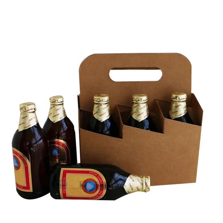 Paper packaging Custom printing 6/12 pack beer box