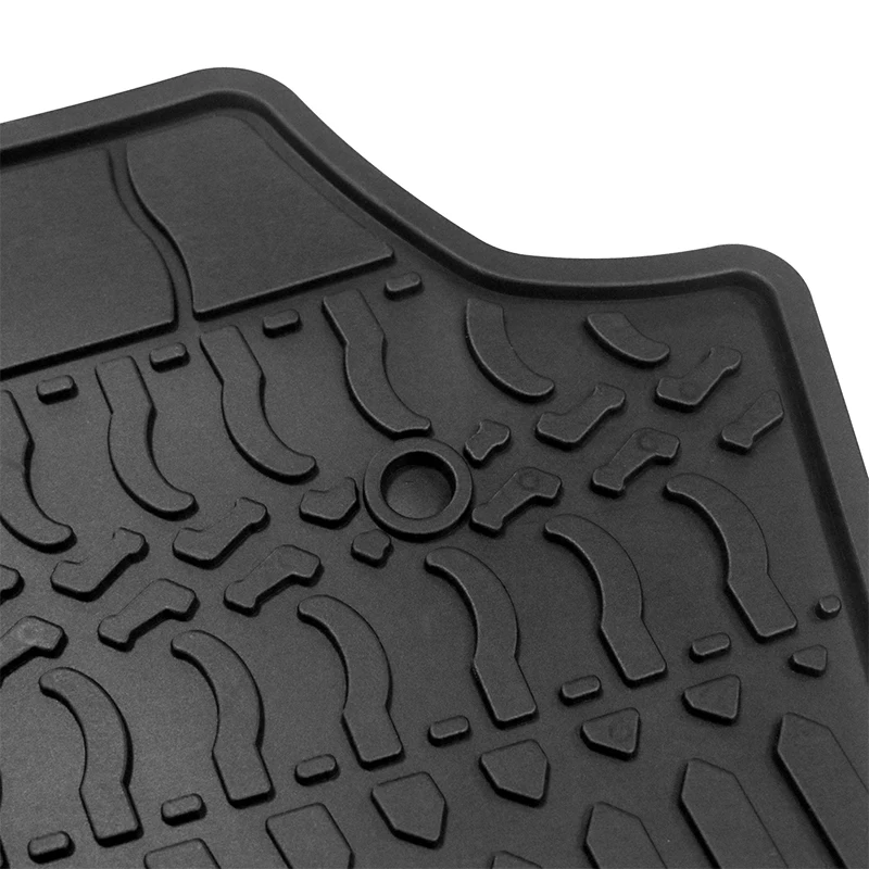 All Weather Rubber Vehicle Floor Mats for Jeep Wrangler JK