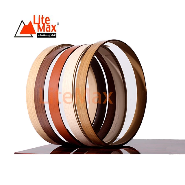 
Good Qality and Great Service Solid Color or Wood Grain or High Glossy PVC Edge Banding For Modern Furniture Accessory 