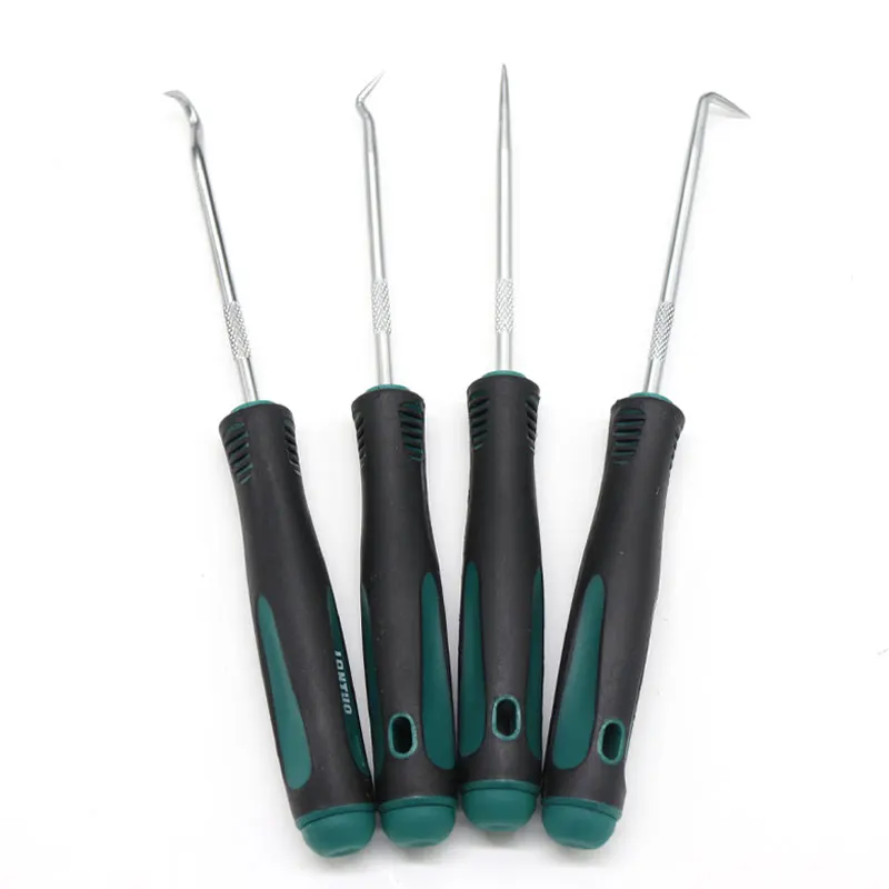 Car Oil Seal Screwdriver Set 4-piece Set of 165/135mm O-ring Seal Washer Remover Pick Hook Car Repair Tool