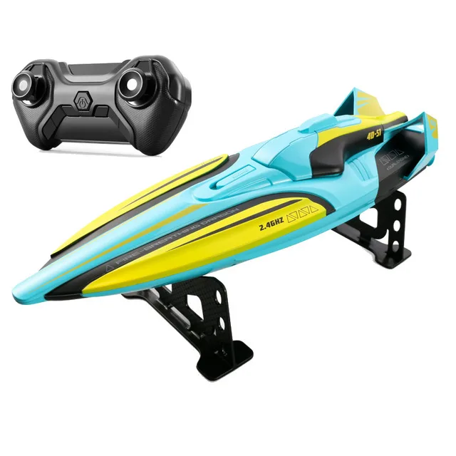 2.4G Sealed Waterproof Electric 30km/H Remote Control Speedboat Model Powerful Double Motor Burst Racing High Speed Rc Boat