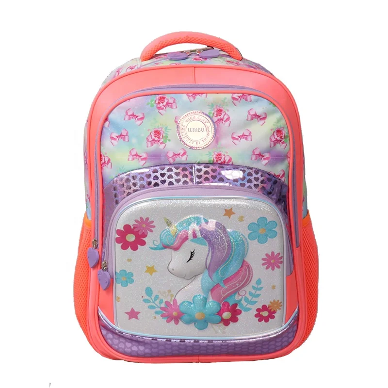 Custom Print Cute Unicorn School Bag For Girls  Mochilas Escolares China Mini Little Kids Bookbag