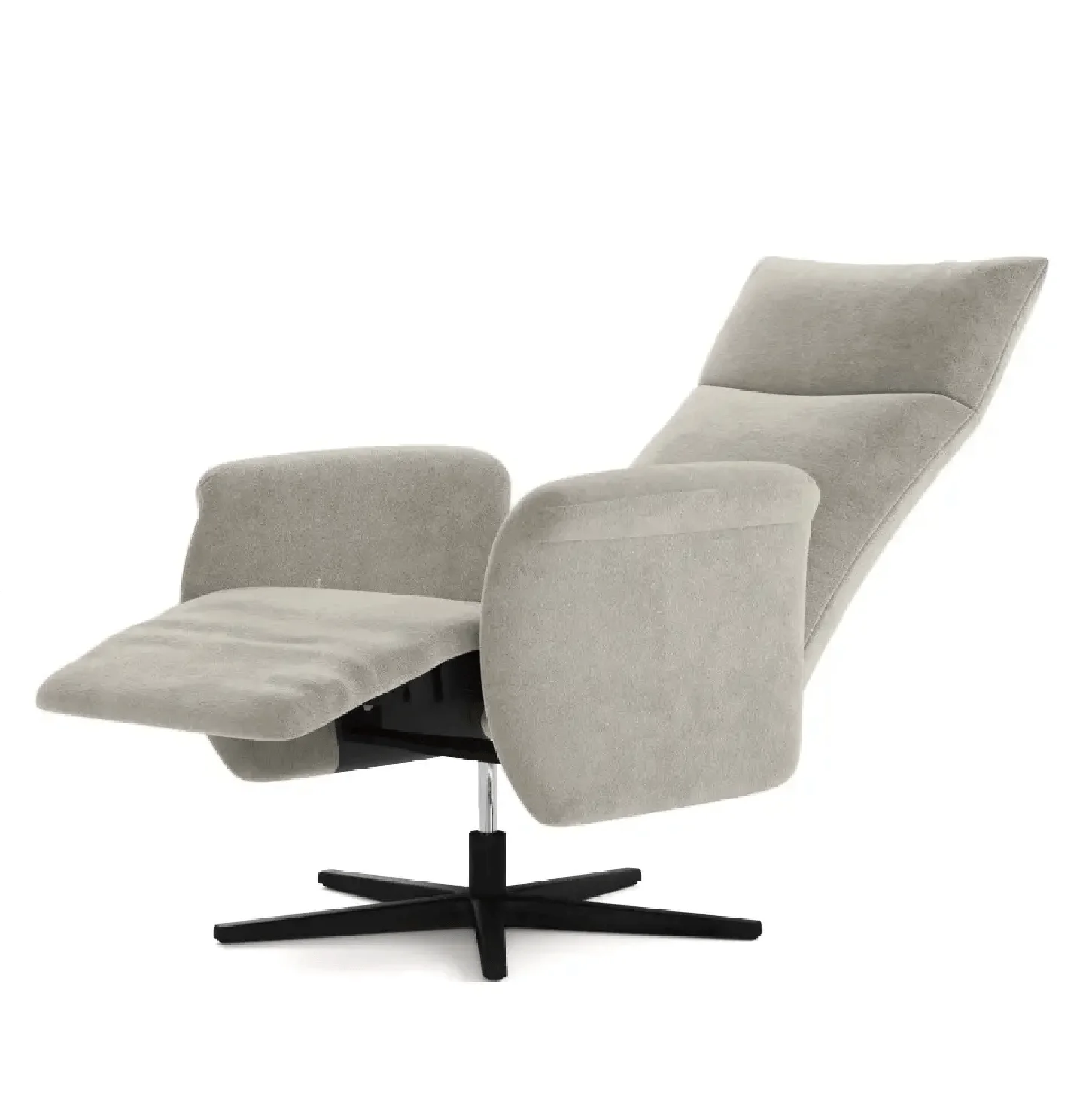 SANS Leisure Chair Swivel Push Back Chaise Chair Recliner Relaxation Chair for Home Office