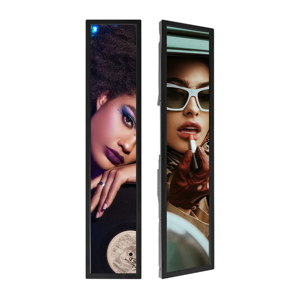 47.1inch smart  shelf bar screen advertising display digital signage shelf edge smart retail shelves