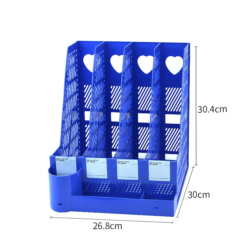 Wholesale stackable sustainable office school supplies plastic desktop file organizer