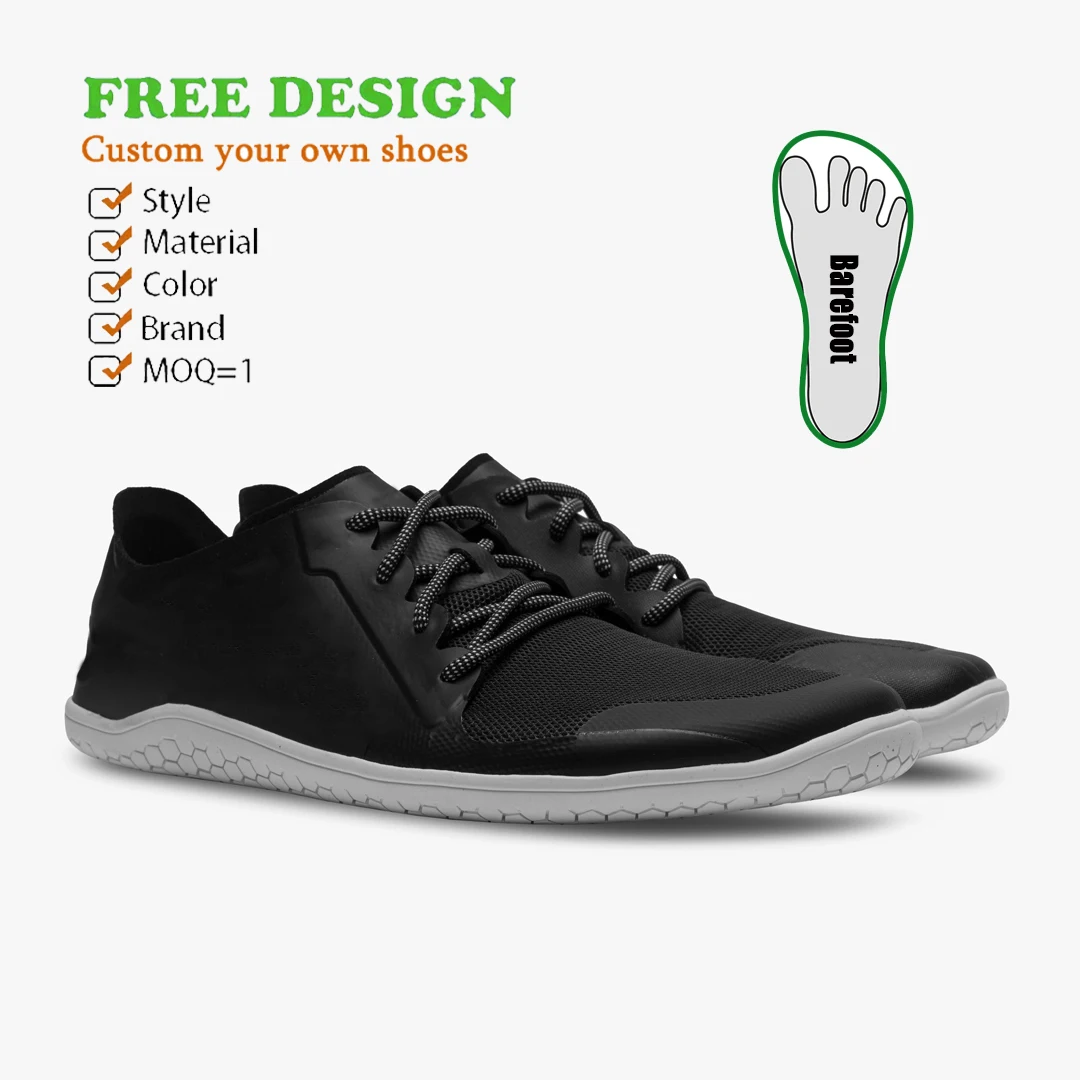 OEM Barefoot Shoes Manufacturer Custom Logo Minimalist Footwear Wide Toe Barefoot Shoes