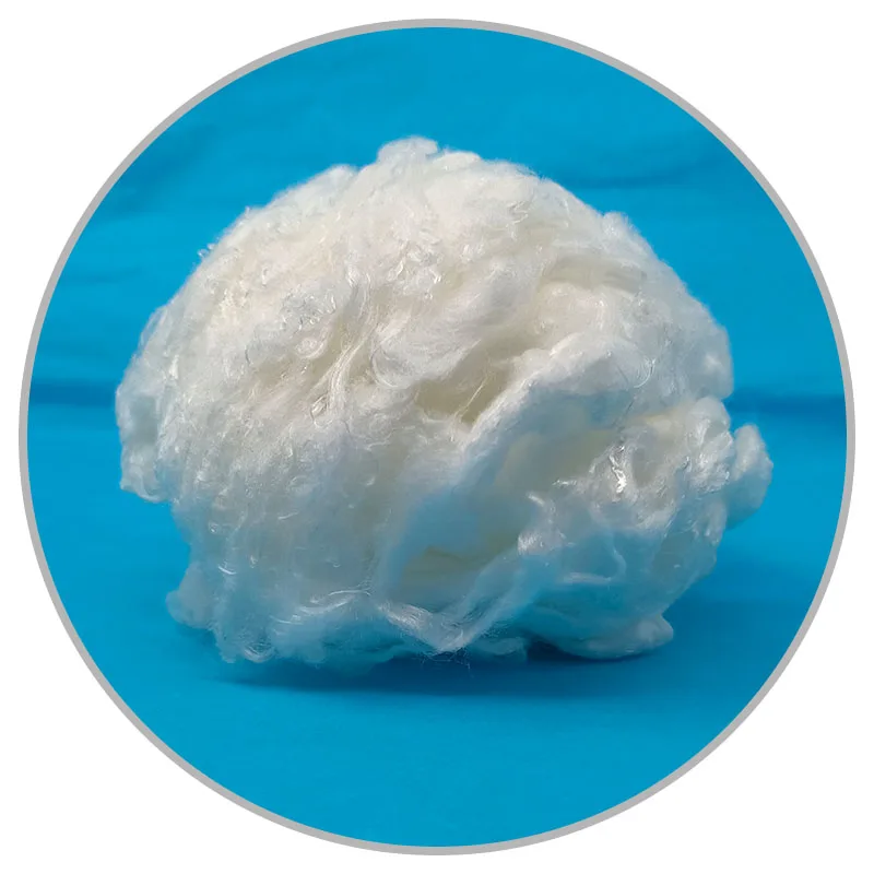 Антибактериальное 3d 38 мм бамбуковое волокно для спиннинга нетканое наполнение