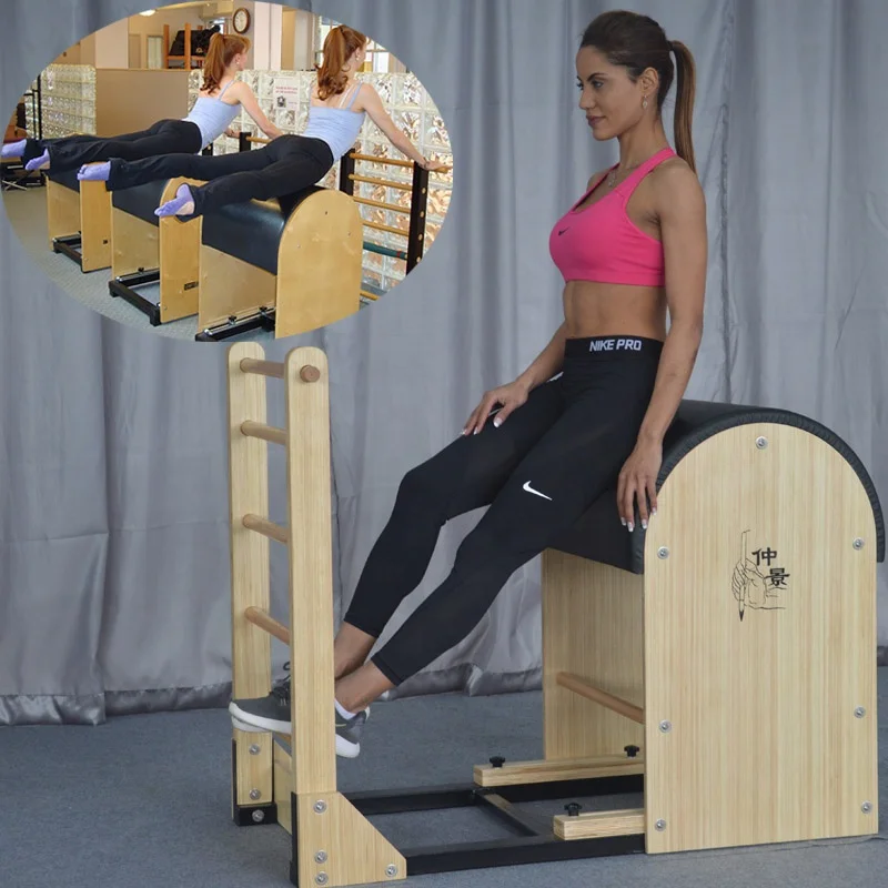 Professional Gym Studio wood Pilates Ladder Barrel equipment