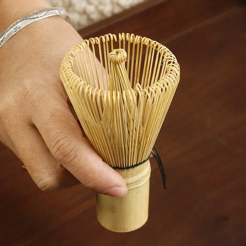 Wholesale 48 - 80 Bamboo Matcha Whisk Japanese Brush 100 Pondate Matcha Chasen Whisk Set