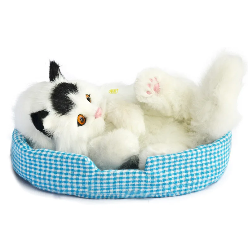 Simulated cat handicraft simulation of the animal model