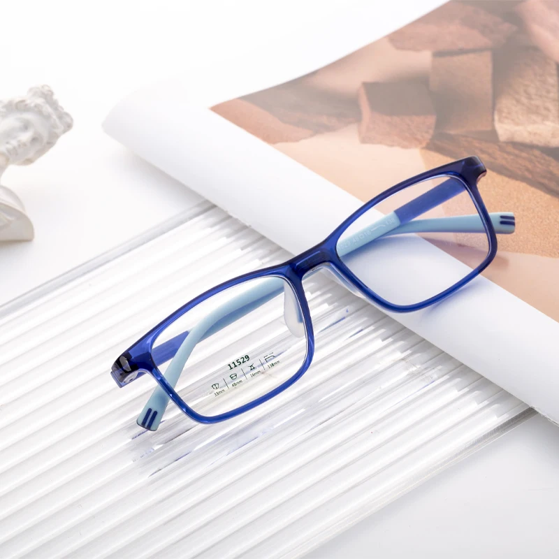 Оптовая продажа детские очки унисекс TR90 с оптической оправой гладкие шарнирные