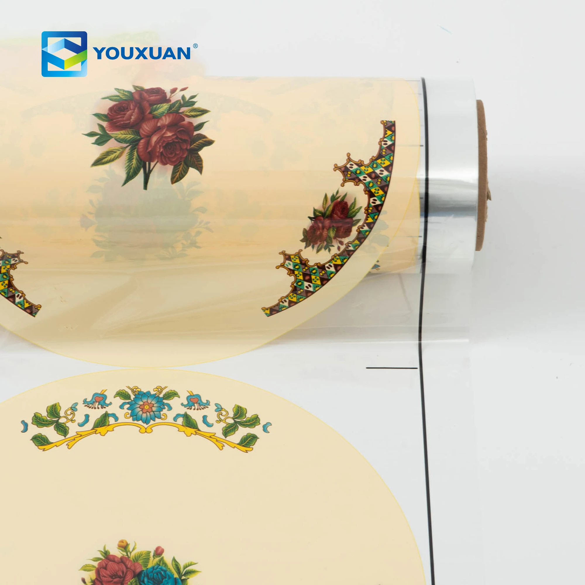 Logo Customizable Soft Solid Color BOPP Convenient Dry Food Roll Package Film