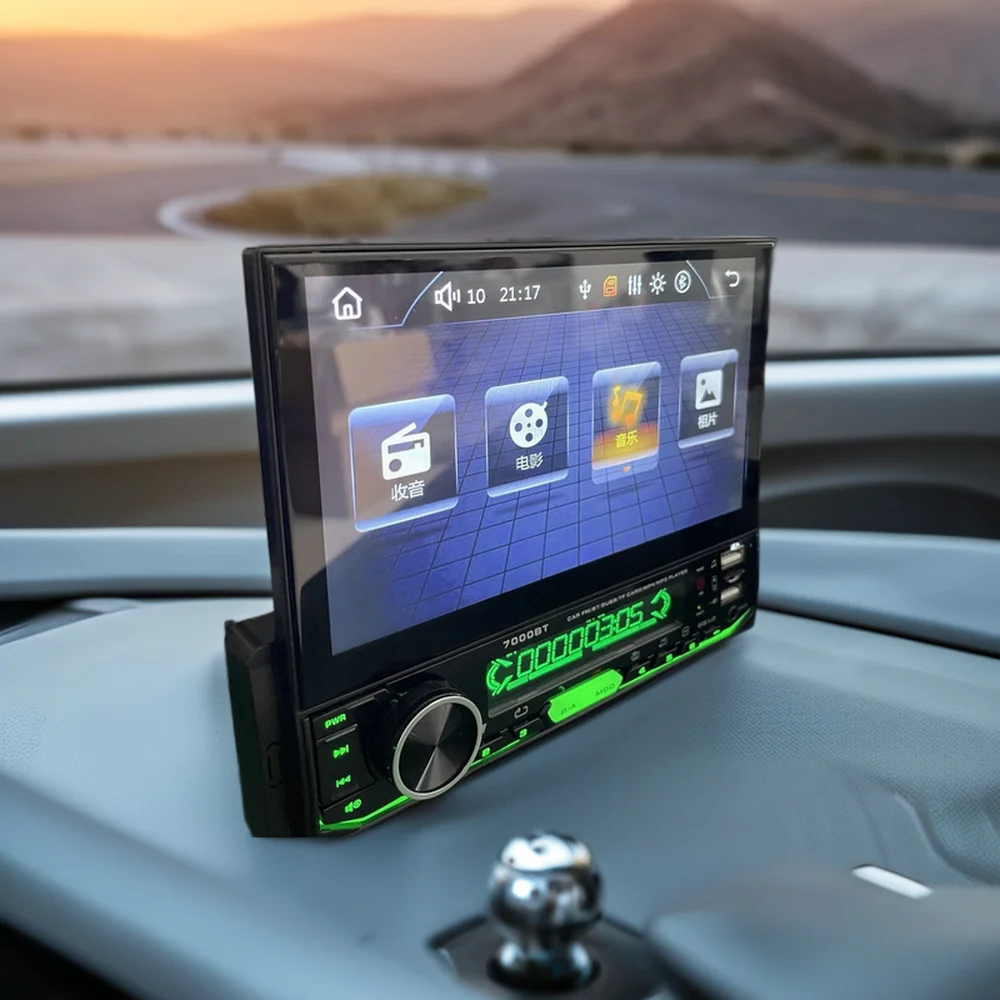 Autoradio Stereo 1 Din Player Car Radio Universal Stereo Auto Bluetooth Con Display Iphone Touch Screen with Bluetooth Car Radio