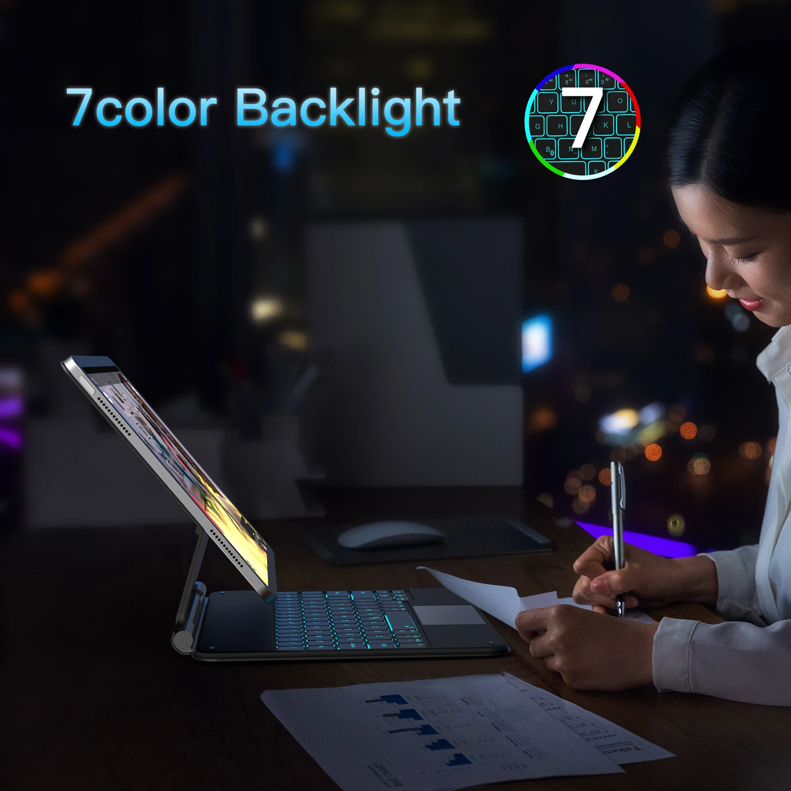 Многофункциональная сенсорная панель, 11 дюймов, беспроводная смарт-клавиатура для Ipad Pro 11 Magic Keyboard