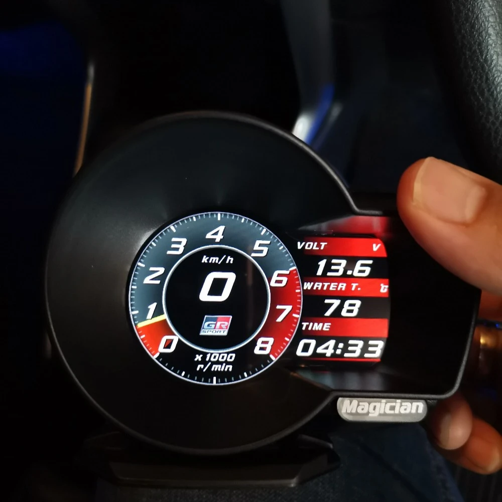 Magician Car OBD Smart Upgrade Series Meter английская версия-скорость/Температура воды/Tacho RPM/Вольт/вакуум/турбо