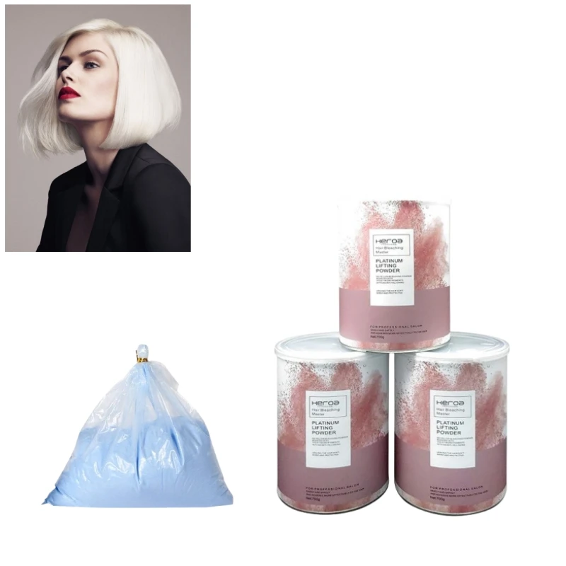 Professional Discoloration & Color Fading Powder Gently Remove Mineral Buildup While Brightening Hair Dust Free