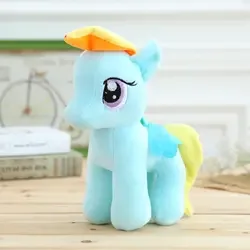Fast Dispatch 25cm My Little Horse Cute Unicorn Stuffed Plush Toys Dolls Princess Lunar Queen Chrysalis Girls Birthday Gift