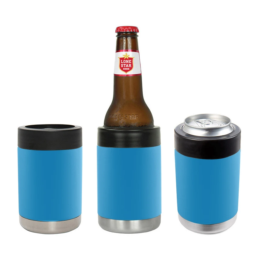 Double Walled Stainless Steel Beer Can Cooler Holder