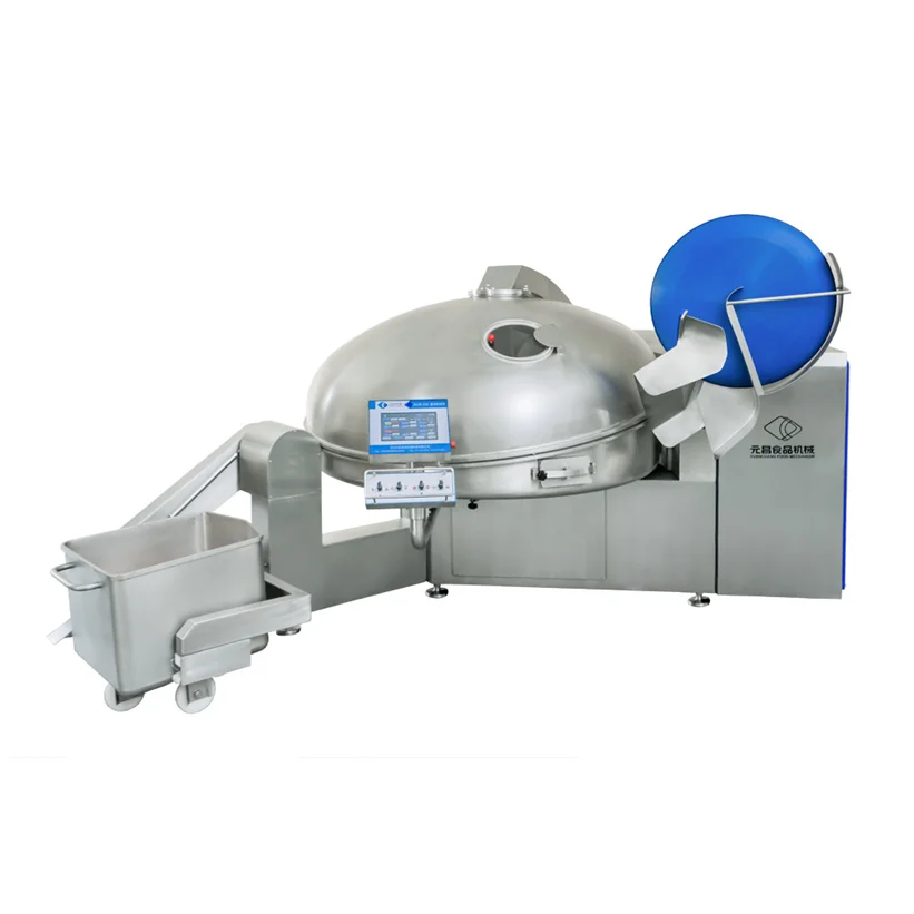 Automatic Meat Cutting Machine Stainless Steel Vacuum Bowl Cutter Chicken Meat Cutting Machine