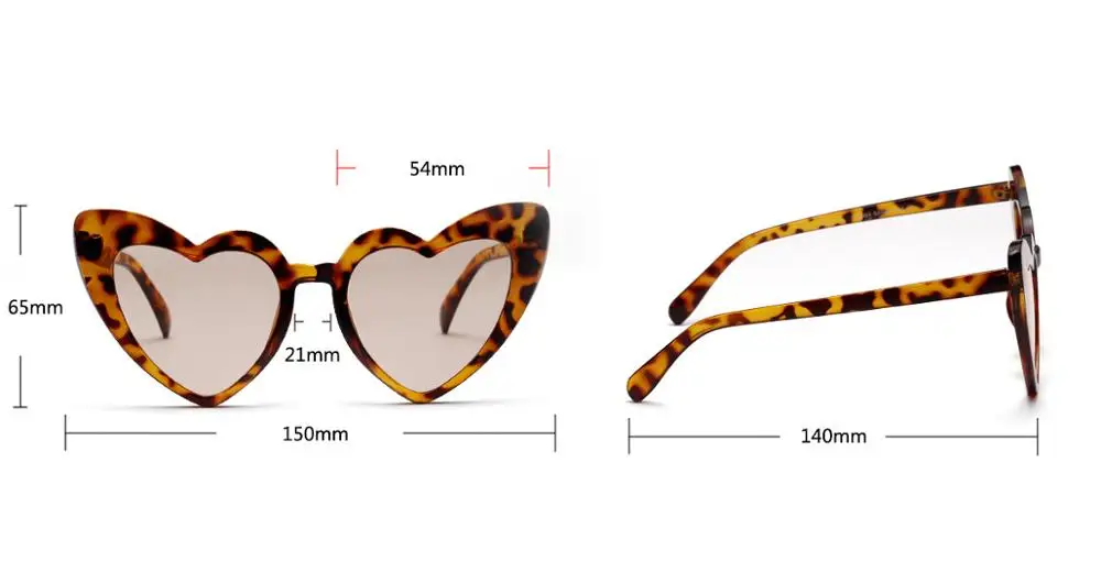 UV400 brand designer Fashion Vintage Ladies Glasses Pink Love Heart Shaped Cute Sexy Shades Women Sunglasses 2022