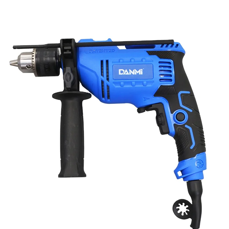 DANMI  High quality 13mm Electric  Drill  710W Power steel head impact Drill Set Professional power Tools