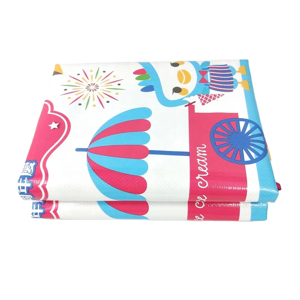 Wholesale outdoor camping portable PP woven beach mat