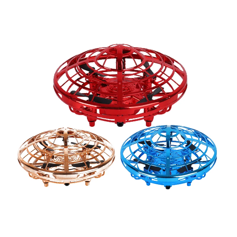 
Блюдце Левитация НЛО индукционные игрушки летательный аппарат волшебный жест Индукционная светящаяся игрушка анти-падающий вертолет игрушки с дистанционным управлением 