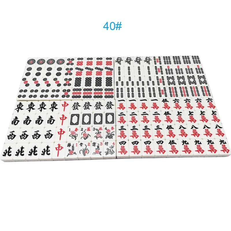 Singapore Malaysia style large size without magnetic Chinese  Mahjong Set