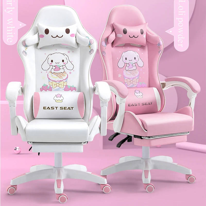 Silla De Juego Racing Gaming Chair Factories Price Super Soft PVC Office Computer Chairs Gamer Revolving Mute Casters