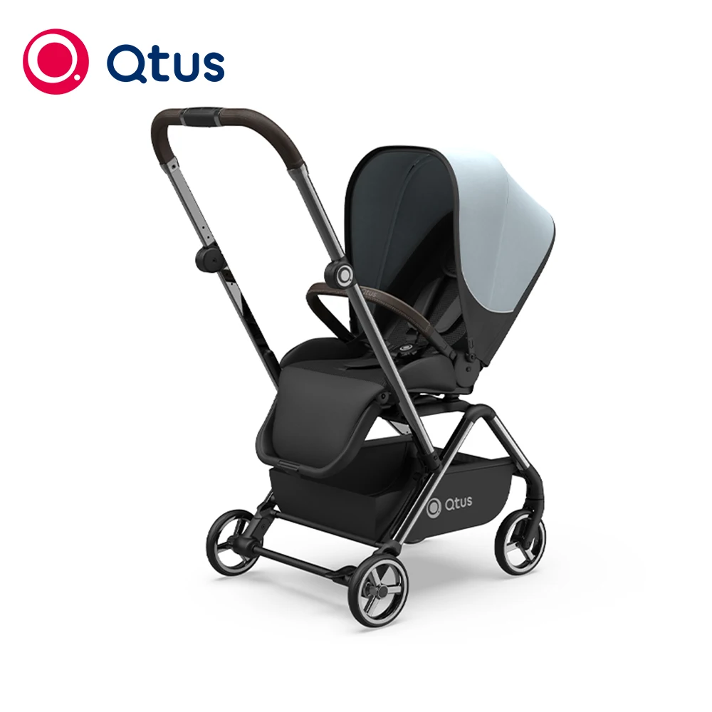 QTUS OWL baby walker toys fisher price Premium Suspension PU Wheels High landscape All-terrain EN1888 Passed One Handed Steering