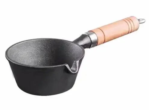 cast iron grill round flat pan