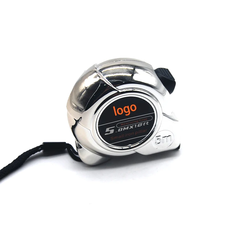 wholesale silver durable hand tools retractable custom measuring tape meter ruler
