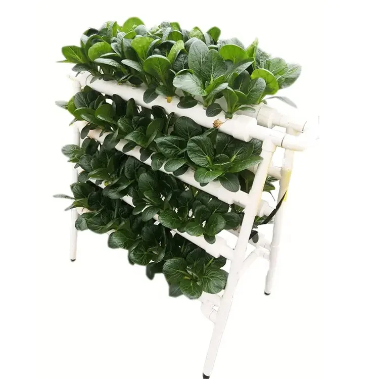 Hydroponic Grow Kit Hydroponics Growing System 72 Plant Sites Food Grade PVC- U Pipes Hydroponic Planting Equipment