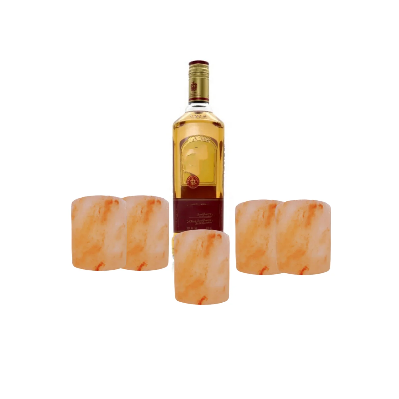 Хит продаж хималайская розовая каменная соляная Рюмка для виски и текилы натуральное ремесло холмы Гималайская Гора большая емкость